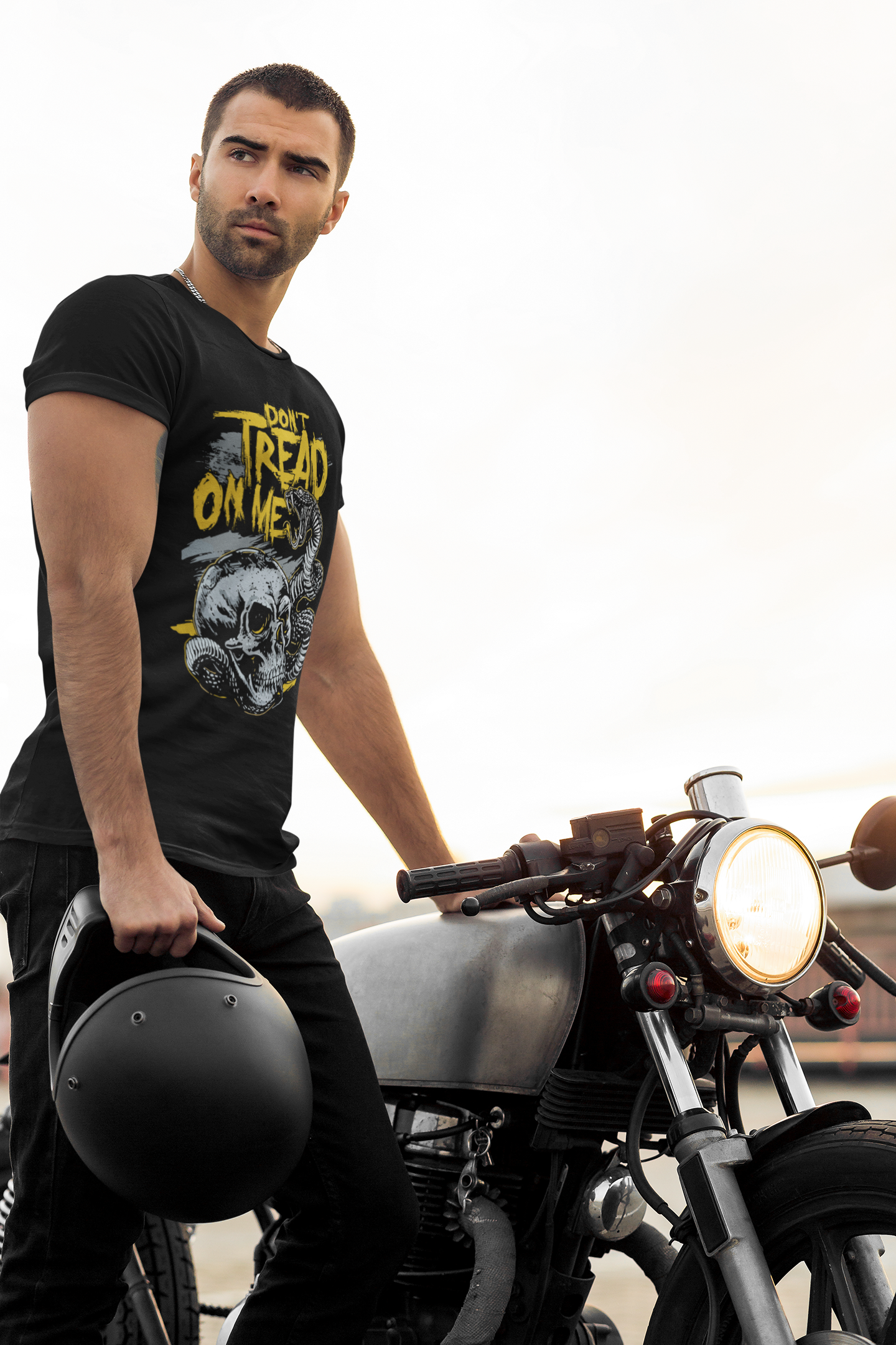 Don’t Tread On Me Skull and Snake T-Shirt