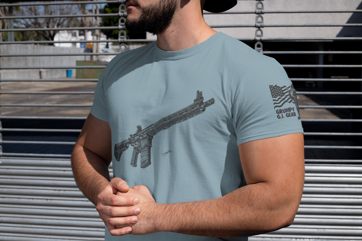 AR-15 Stipple Artwork