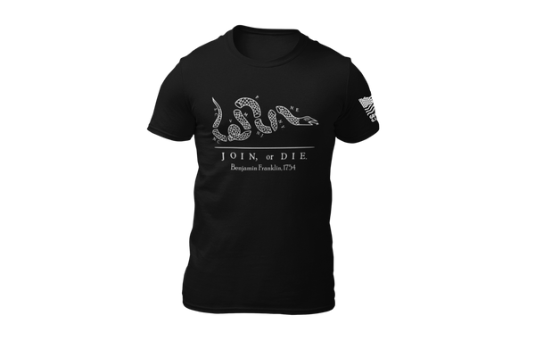 Join or Die - Benjamin Franklin Tee