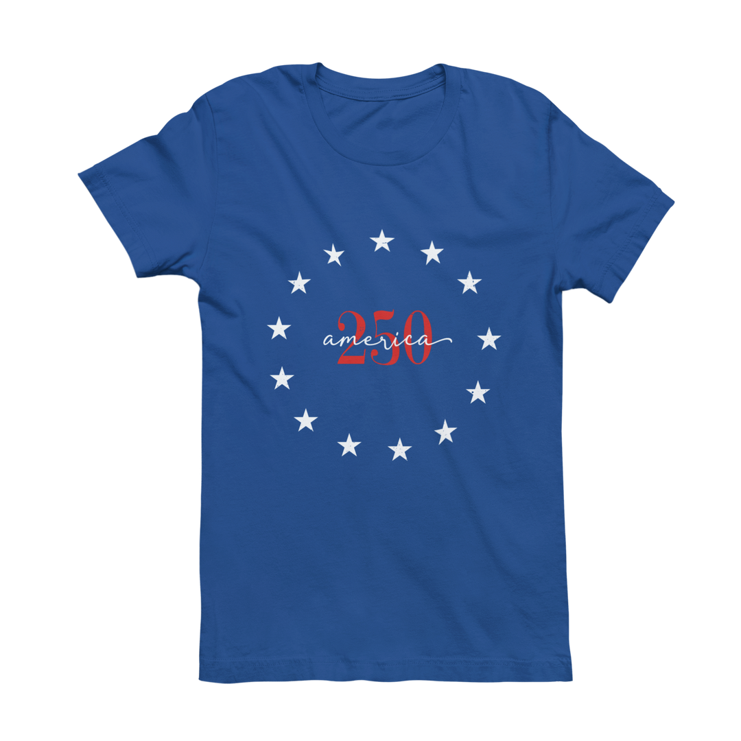 America 250 Women's Crew Neck Tee