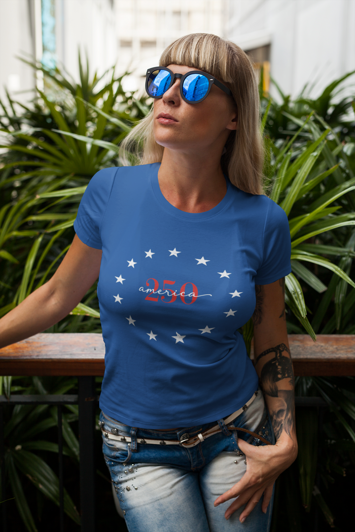 America 250 Women's Crew Neck Tee