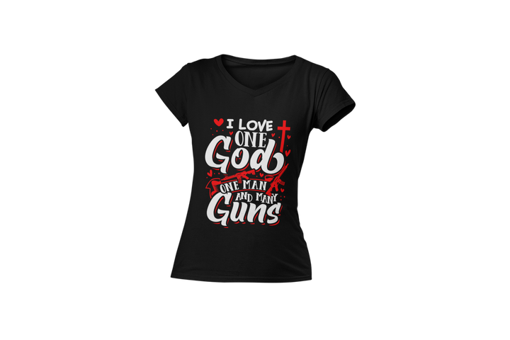 One God, One Man, Many Guns T-Shirt