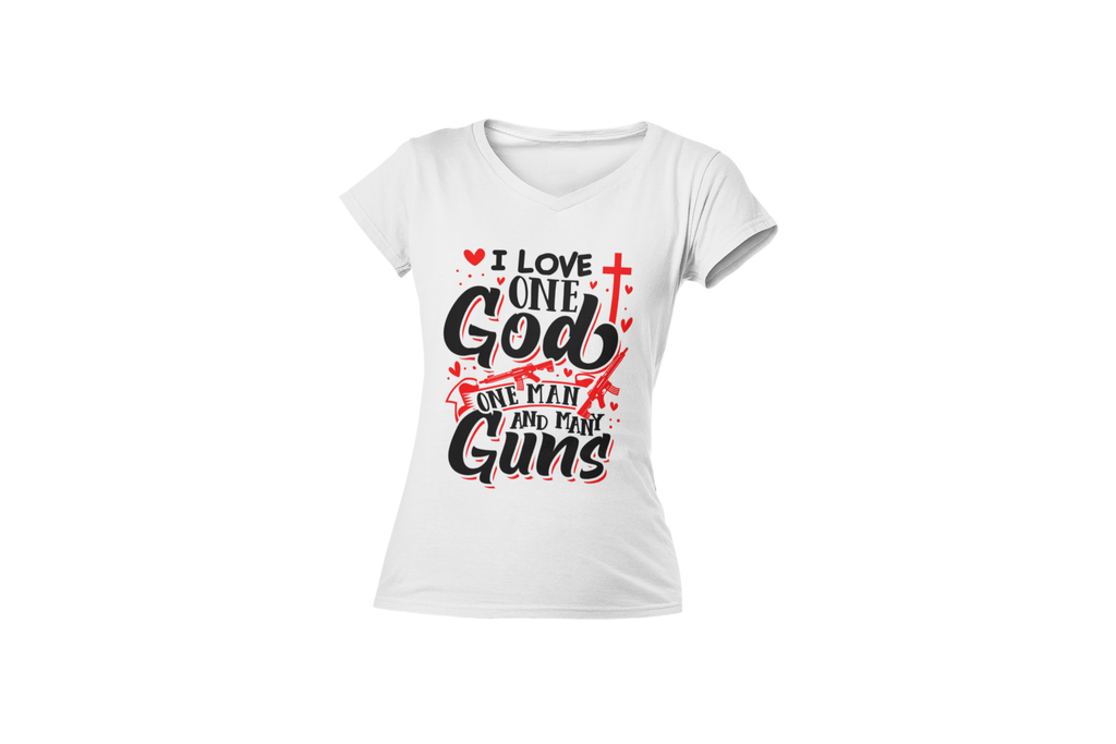 One God, One Man, Many Guns T-Shirt