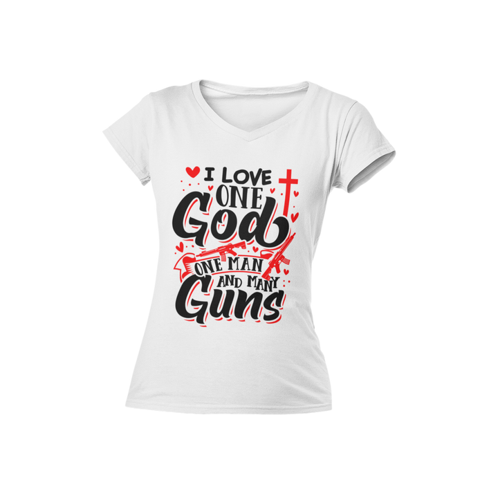 One God, One Man, Many Guns T-Shirt