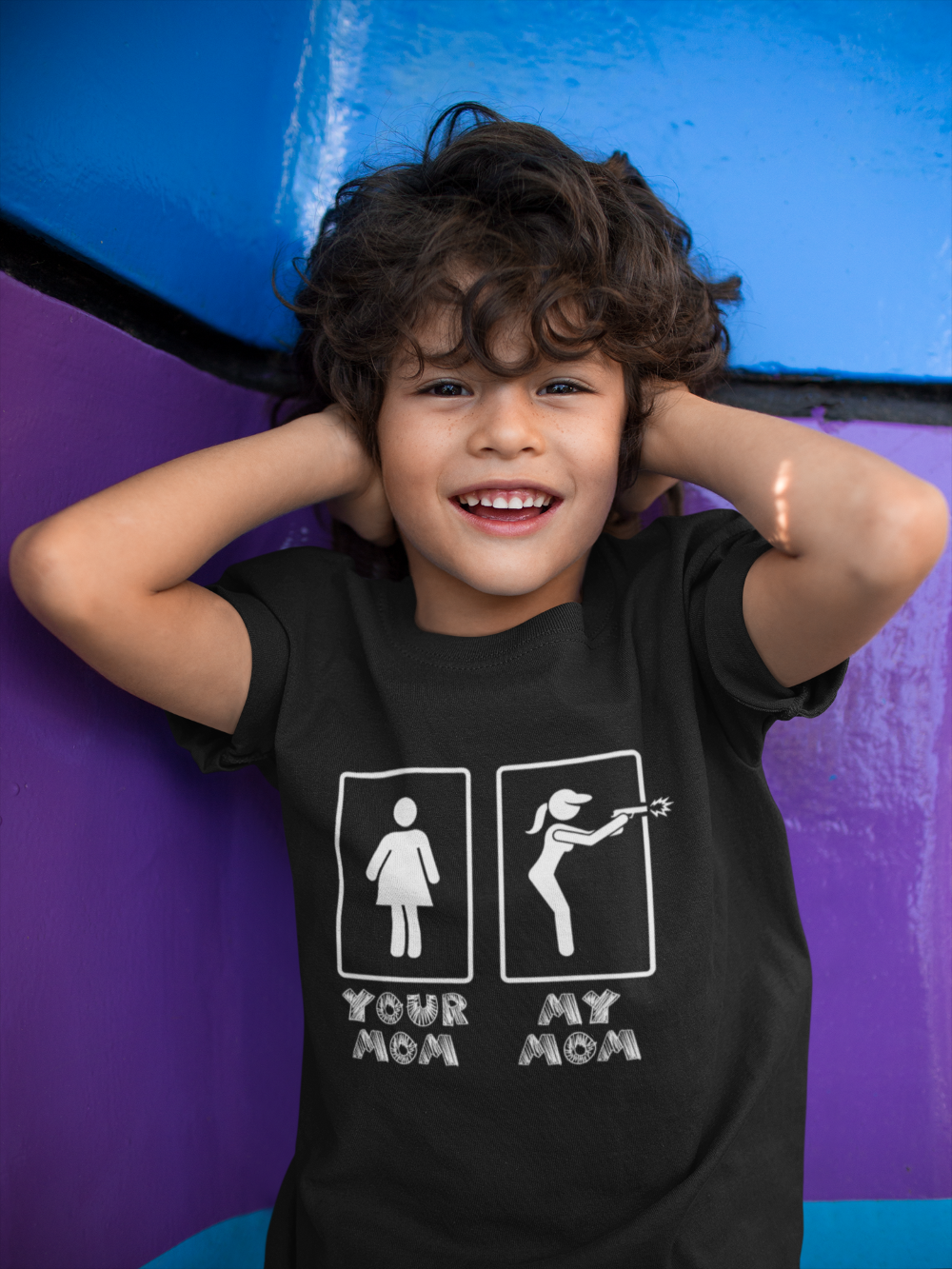 Your Mom / My Mom Kids T-Shirt